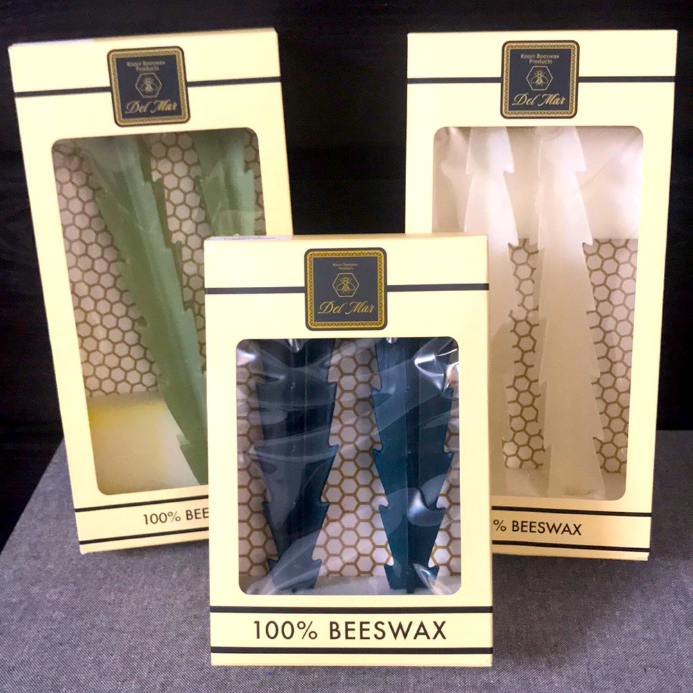 New! Knorr Candle Factory 100% Beeswax candles
